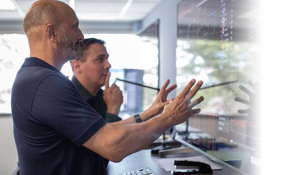 MBX Team reviewing strategies